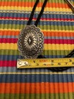 Vintage  Navajo Southwest Sterling Silver Bolo Tie
