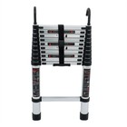 10 5 Ft Folding Aluminum Telescoping Ladder Telescopic Multi Purpose 330 Lbs