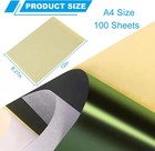 100 Sheets Tattoo Transfer Paper Thermal Stencil Carbon Paper For Skin Art Pro