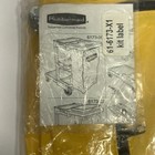 Rubbermaid Commercial 6183 Zippered Yellow Vinyl Cleaning Cart Bag New