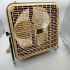 Vintage Frigid Model Pc143g 16  Box Fan  3-speed Metal Blade-cleaned And Tested