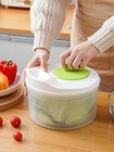 Salad Spinner Lettuce Washer Dryer Vegetable Drainer Bowl Kitchen Tool 5l