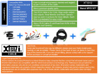 Xtenzi Cable Set Gps Mic Rca Wire Harness For Pioneer Dmh-w4660nex Dmh-w4600nex