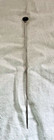 Antique Silver Metal Swirl W Pearl Hatpin 6  Long Victorian Cottage Core Hat Pin