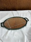 Ornate Vintage Antique Art Deco Mirror Vanity Perfume Tray  1920 s 8  X 13 