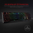  Rgb Led Backlit Wired Mechanical Gaming Keyboard  104 Keys K556 Brown Switch