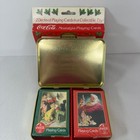 Coca-cola Nostalgia Playing Cards 2 Decks In Collectible Tin 1996 Lmtd Edition