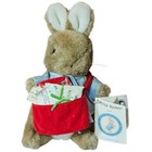 Eden Peter Rabbit Red Bag Happy Holidays With Tag Plush Beatrix Potter Storytime