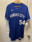 2023 Nike Mlb Aroldis Chapman Game Worn Team Issued Kansas City Royals Jersey 46