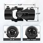 New 13 16 -36 Spline X 3 4  Dd Steering Shaft Universal U Joint Coupling Black