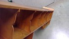 Vintage Wooden Secretary Desk Organizer Desktop Cubby Letters Trinkets