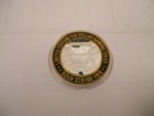 1995 Gold Strike Inn Hoover Dam  10 Gaming Token  999 Fine Silver Strike Ys7357