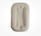 Slightly Used Snuggle Me Organic Infant Lounger Birch 0-9 Months With Cover