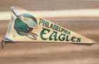 Vintage Philadelphia Eagles Felt Pennant 1970s Nfl Football Pennant Full Size