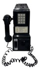 Vintage Tele Concept Touch Tone Coin Operated Black Wall Mount Phone