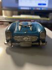 2182a - Vintage Bandai Japan Tin Friction Two Tone Convertible Mercedes Mark Ii