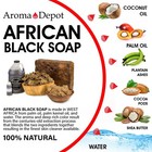 Scented Liquid Raw African Black Soap 100  Natural Organic Face   Body Wash
