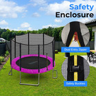 Trampoline Outdoor 8ft 10ft 12ft 14ft With Enclosure Net  Ladder And Anti-rust C