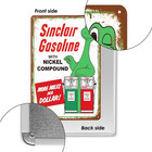 Vintage Tin Sign Sinclair Gasoline  Retro Metal Decor  Sinclair Motor Oil  Funny