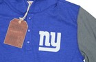 Mitchell   Ness New York Giants Nfl Throwbacks Lightweight Hoodie Shirt Sm Nwt
