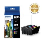 Epson 822xl Black   822 Color Ink Combo Pack T822xl-bcs Freeship