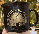 Yellowstone Dutton Ranch Montana Coffee Mug Protect This Family Nwob Zac  Black