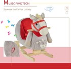 Kids Ride On Rocking Horse Toy Rocker Song Music Soft Plush For 18-36 Months