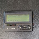 Vintage Motorola Airtouch Pager Beeper Black Digital Display Handheld Clip Case