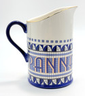 Anthropologie Bistro Tile Italia Ed 24k Gold Accent Creamer   Sugar Bowl Set Nib