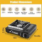 Dual Fuel Portable Camping Stove With 3ft Cga600 m16 1 Propane Regulator Hose