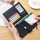 Rfid Blocking Leather Passport Holder Wallet Cover Case Travel For Men And Women