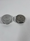 2 Vintage Aluminum Tin Telescoping Collapsible Drinking travel Cups