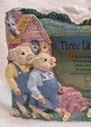 Vintage Figi 3d 2  X 3  Three Little Pigs Resin Picture Frame  Nursery Rhyme