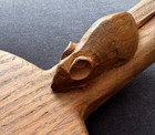 Vintage Hand Carved Robert    mouseman    Thompson Oak Cheese Charcuterie Board