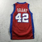 Adidas Los Angeles Clippers Kids Size Small 8 Red Basketball Jersey Nba  3a