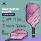 Joola Journey Pickleball Paddle Fiberglass Poly Core Lightweight Purple 10mm