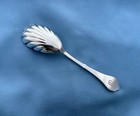Sd Brower   Son Coin Silver Serving Spoons Medalion Patt 8 1 4 In Mono 50 Gr