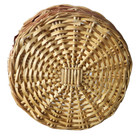 Vintage Large Wicker Basket With Handle Woven Reed   Willow 16  X 14  X 6 