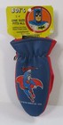 Rare Vintage 1980 Boys Superman Gloves Mittens New Size 2-4 Dc Comics Carded Htf