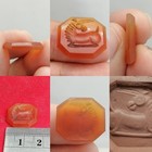 Unique Agate Intaglio  Rare  Old Roman Carved  Stone  Seal Intaglio  Gem