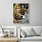 Sun Moon Diamond Art Kit 5d Special Shaped Crystal Diy Adult 11 8x15 7 Inch 