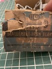 Ilco Vintage Uncut Iron Skeleton Key Bit Key Flag Trinity Head Locksmith Old