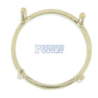 14k White Gold Round Low Base Head Setting Mounting 4 Prong 0 03ct - 9 00ct