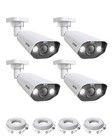 Zosi 4 Pack 8mp Poe Security Ip Camera Ai Human Car Detect Camera Add-on Ip66