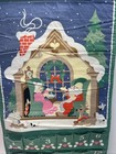 Vtg Avon Santa   Mrs Claus Christmas Advent Countdown Calendar With Mouse