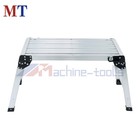 Aluminum Step Stool Non-slip Folding Work Platform 330lb Capacity Drywall Ladder