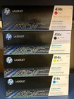 Hp 414x High Yield Toner Set Black Cyan Magenta Yellow Genuine Oem W2020x-23x