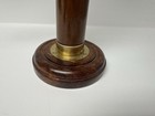 Vintage Spyglass Telescope  Wood W  Brass Accents  Nautical Decor