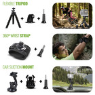 Diginerds 50-in-1 Gopro Action Camera Accessory Kit W mounts Bundle
