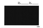 1000 - Heco 102 Stamp Dealer Window Display Cards Black  102b  4 1 4 X 2 3 4